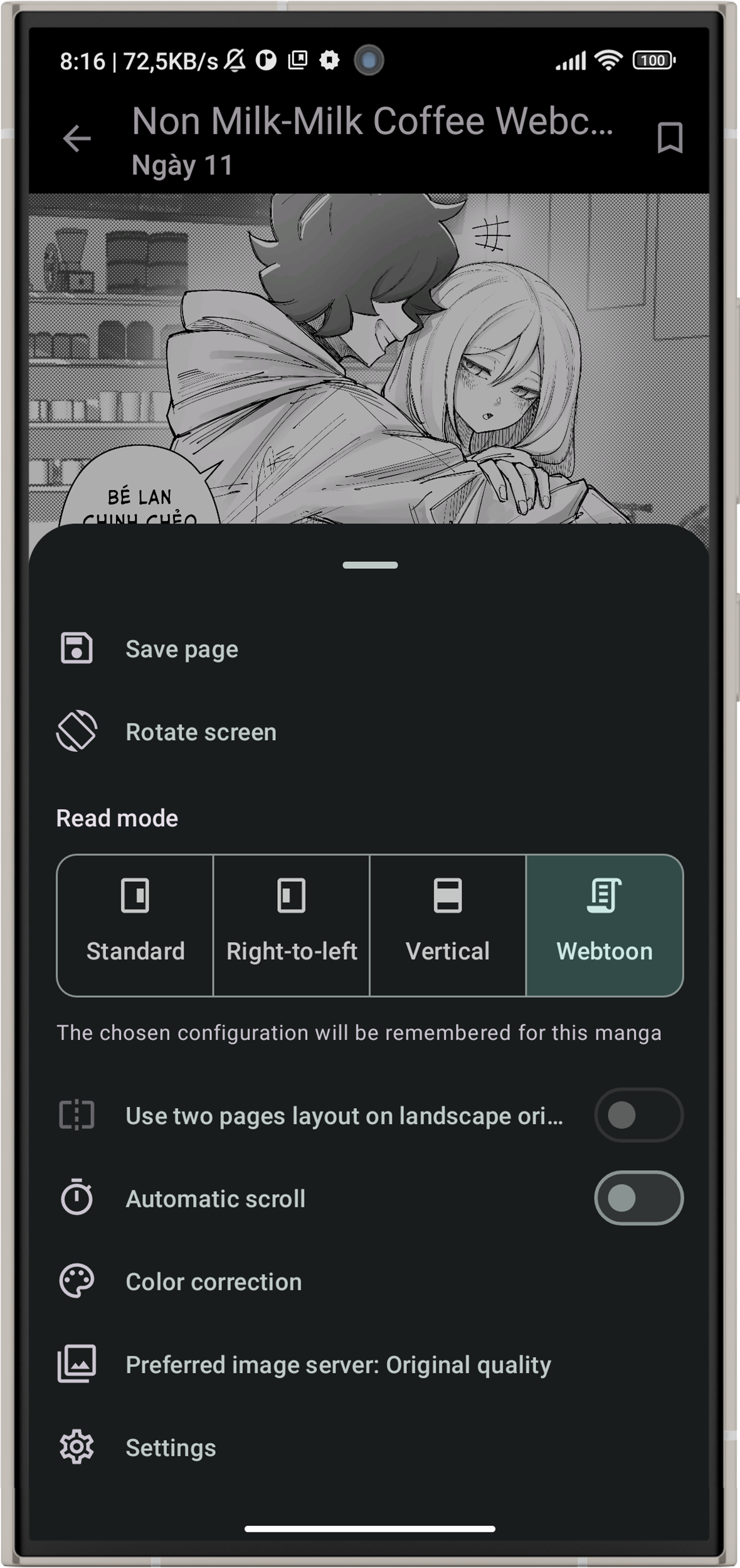 Mobile view